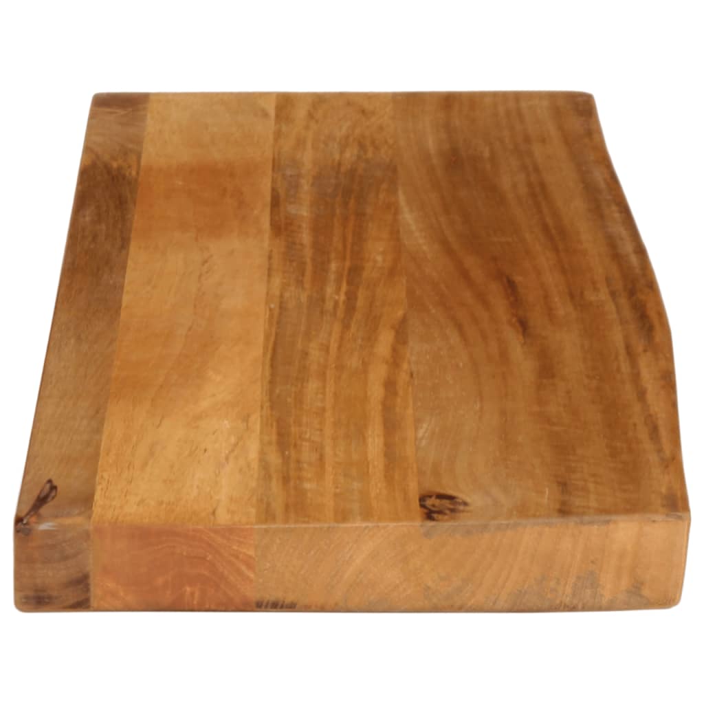 vidaXL Table Top Live Edge 70x30x2.5 cm Solid Wood Mango
