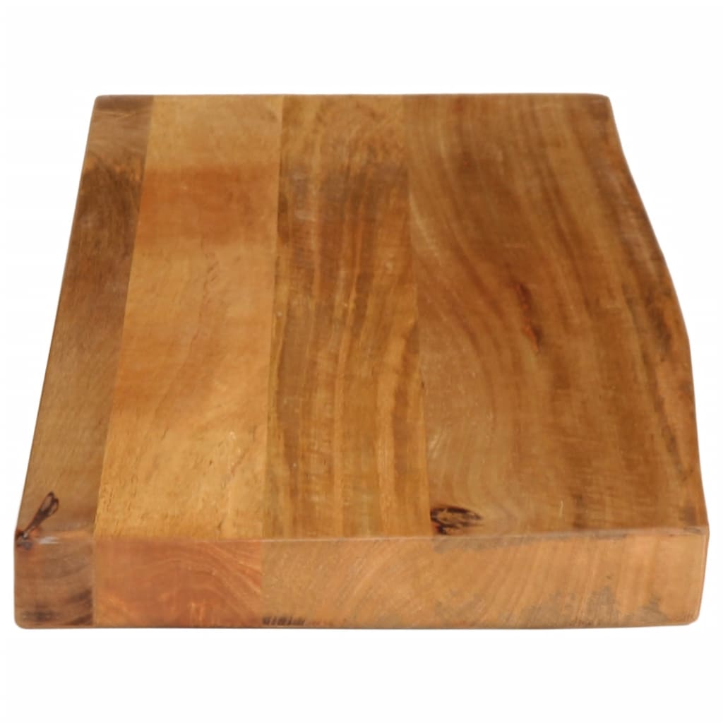 vidaXL Table Top Live Edge 80x30x2.5 cm Solid Wood Mango