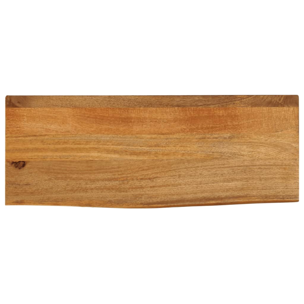 vidaXL Table Top Live Edge 90x30x2.5 cm Solid Wood Mango