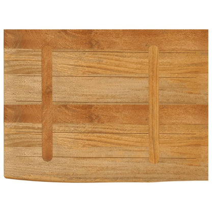 vidaXL Table Top Live Edge 80x60x2.5 cm Solid Wood Mango