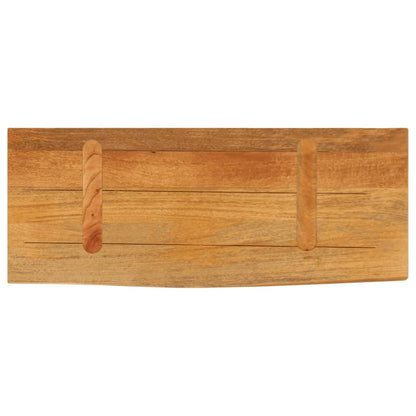 vidaXL Table Top Live Edge 80x40x3.8 cm Solid Wood Mango