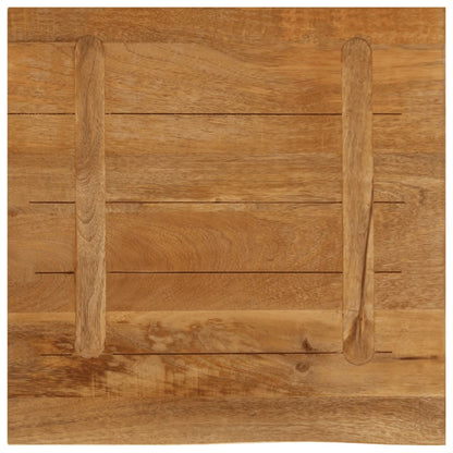vidaXL Table Top Live Edge 60x60x3.8 cm Solid Wood Mango
