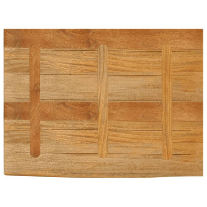 vidaXL Table Top Live Edge 90x60x3.8 cm Solid Wood Mango