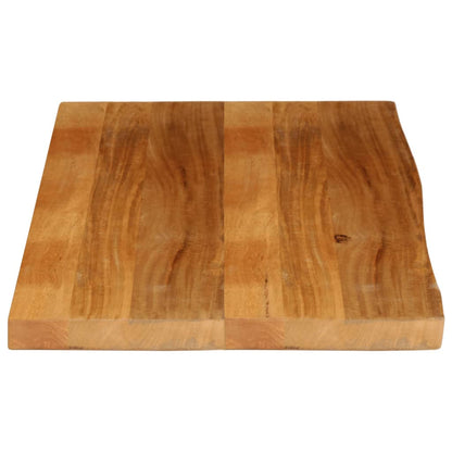 vidaXL Table Top Live Edge 100x60x3.8 cm Solid Wood Mango