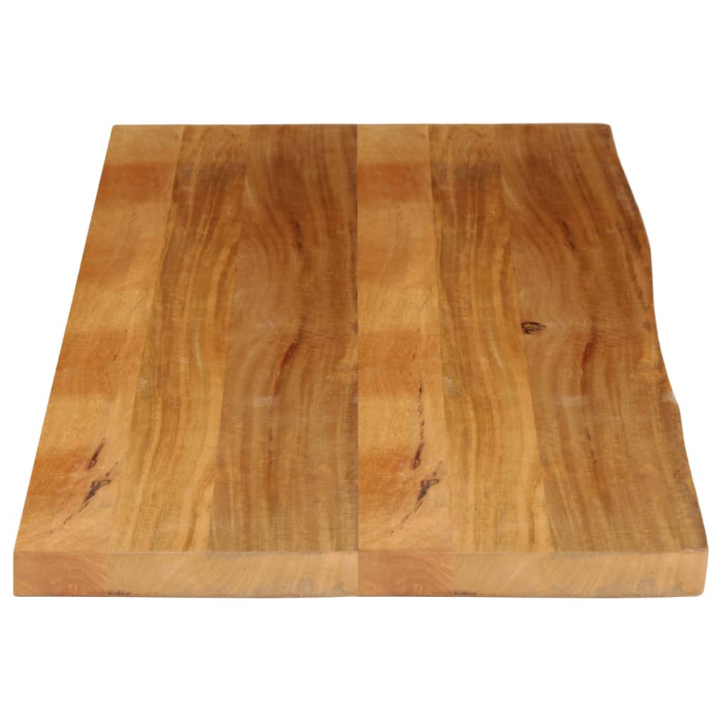 vidaXL Table Top Live Edge 140x60x3.8 cm Solid Wood Mango