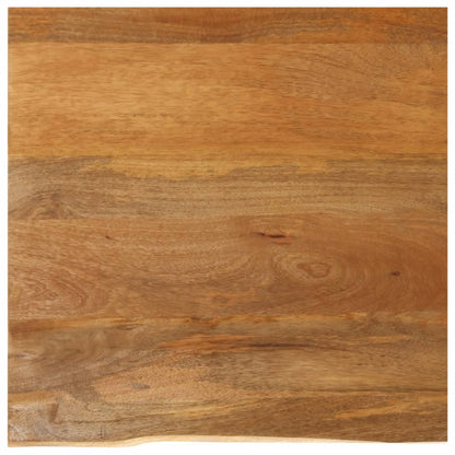 vidaXL Table Top Live Edge 80x80x3.8 cm Solid Wood Mango