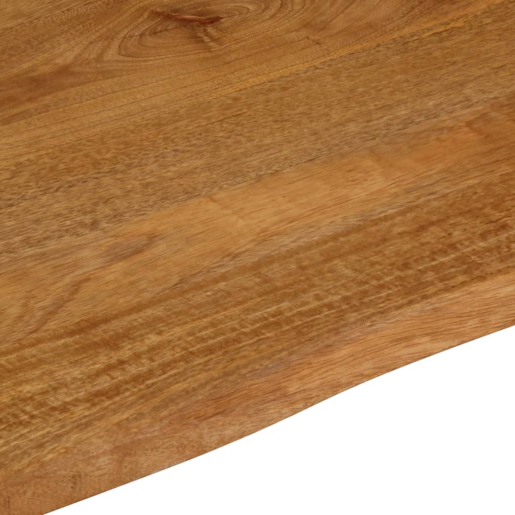 vidaXL Table Top Live Edge 100x80x3.8 cm Solid Wood Mango