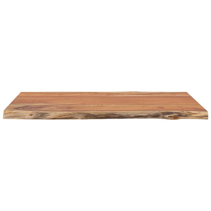 vidaXL Table Top 50x40x2.5 cm Rectangular Solid Wood Acacia Live Edge