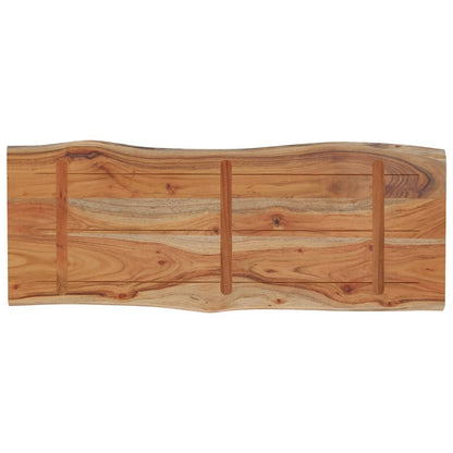 vidaXL Table Top 90x40x2.5 cm Rectangular Solid Wood Acacia Live Edge