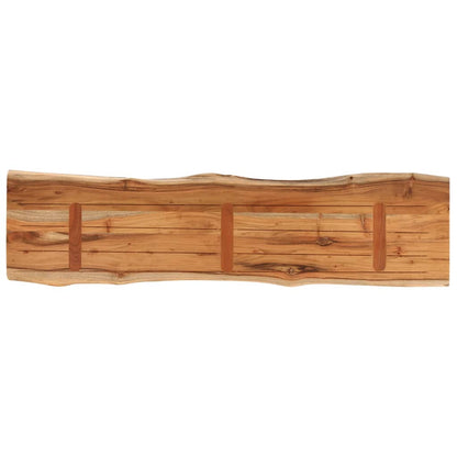 vidaXL Table Top 180x40x2.5 cm Rectangular Solid Wood Acacia Live Edge