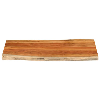 vidaXL Table Top 120x60x2.5 cm Rectangular Solid Wood Acacia Live Edge