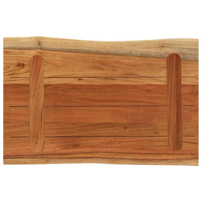 vidaXL Table Top 50x40x3.8 cm Rectangular Solid Wood Acacia Live Edge