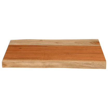 vidaXL Table Top 70x40x3.8 cm Rectangular Solid Wood Acacia Live Edge