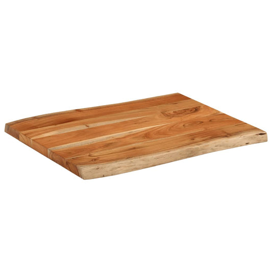 vidaXL Table Top 90x60x3.8 cm Rectangular Solid Wood Acacia Live Edge