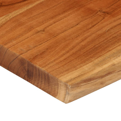 vidaXL Table Top 80x80x3.8 cm Rectangular Solid Wood Acacia Live Edge