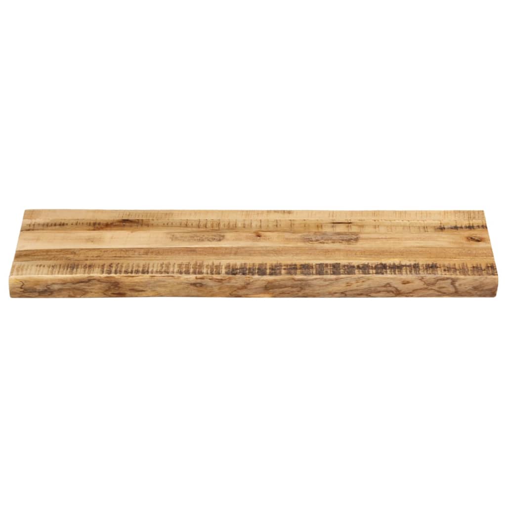 vidaXL Table Top Live Edge 80x40x2.5 cm Solid Wood Rough Mango