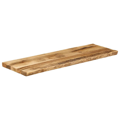 vidaXL Table Top Live Edge 140x40x2.5 cm Solid Wood Rough Mango