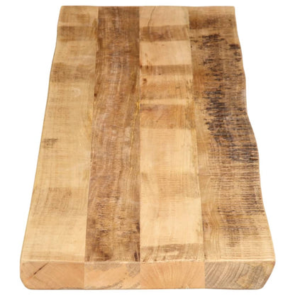 vidaXL Table Top Live Edge 180x40x2.5 cm Solid Wood Rough Mango