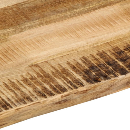 vidaXL Table Top Live Edge 60x60x2.5 cm Solid Wood Rough Mango