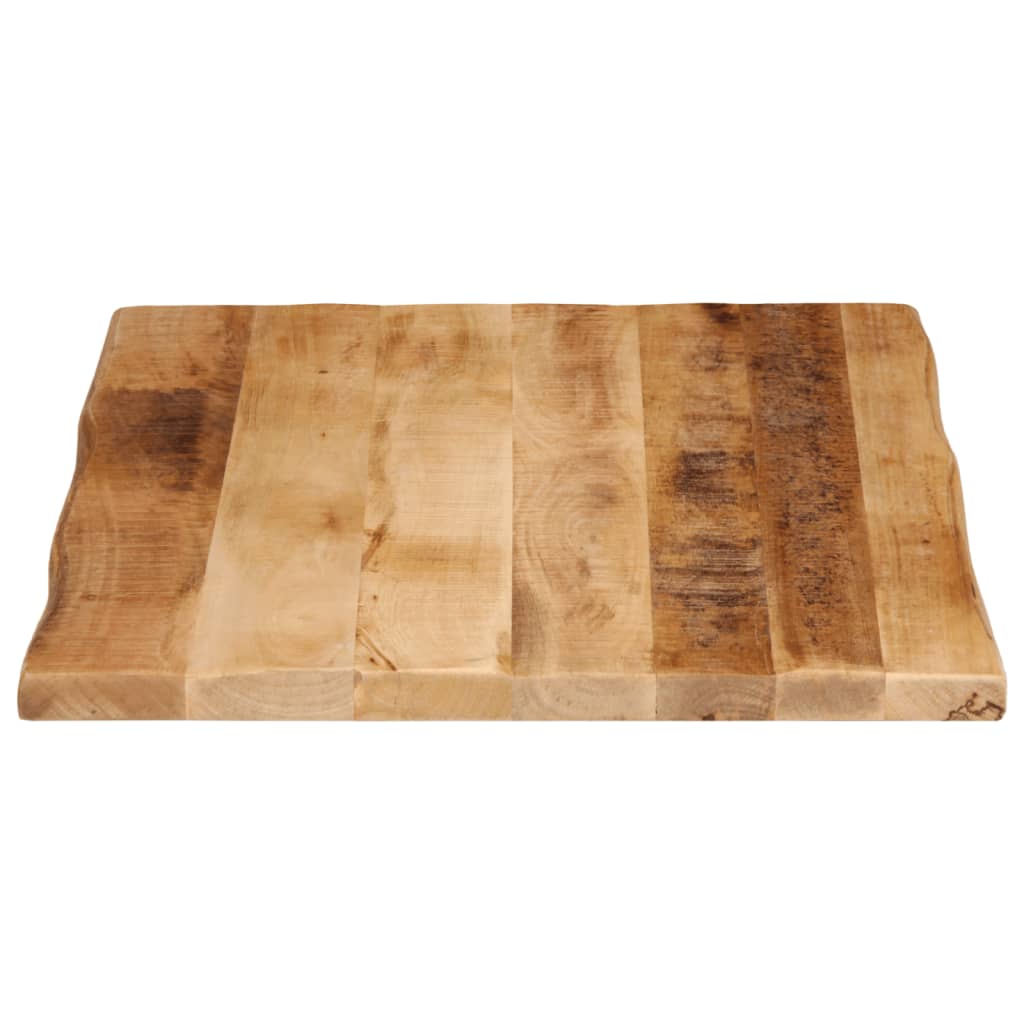 vidaXL Table Top Live Edge 70x60x2.5 cm Solid Wood Rough Mango