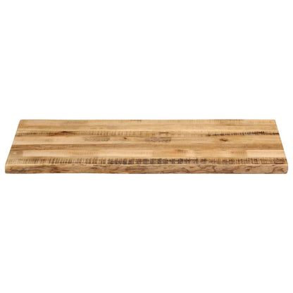 vidaXL Table Top Live Edge 100x60x2.5 cm Solid Wood Rough Mango