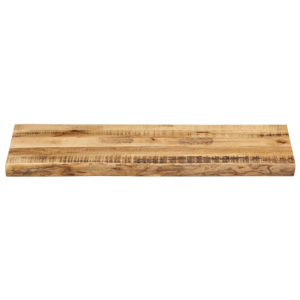 vidaXL Table Top Live Edge 80x40x3.8 cm Solid Wood Rough Mango
