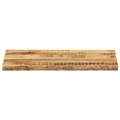 vidaXL Table Top Live Edge 80x40x3.8 cm Solid Wood Rough Mango