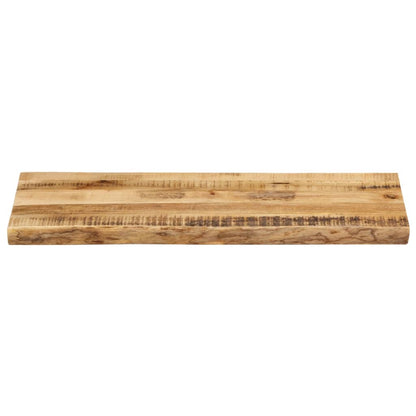 vidaXL Table Top Live Edge 90x40x3.8 cm Solid Wood Rough Mango