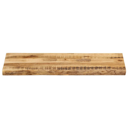 vidaXL Table Top Live Edge 100x40x3.8 cm Solid Wood Rough Mango