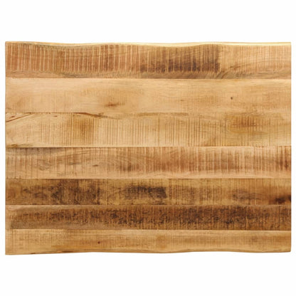 vidaXL Table Top Live Edge 70x60x3.8 cm Solid Wood Rough Mango