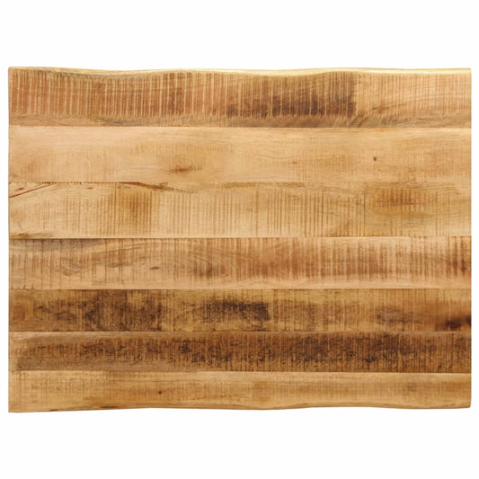vidaXL Table Top Live Edge 70x60x3.8 cm Solid Wood Rough Mango