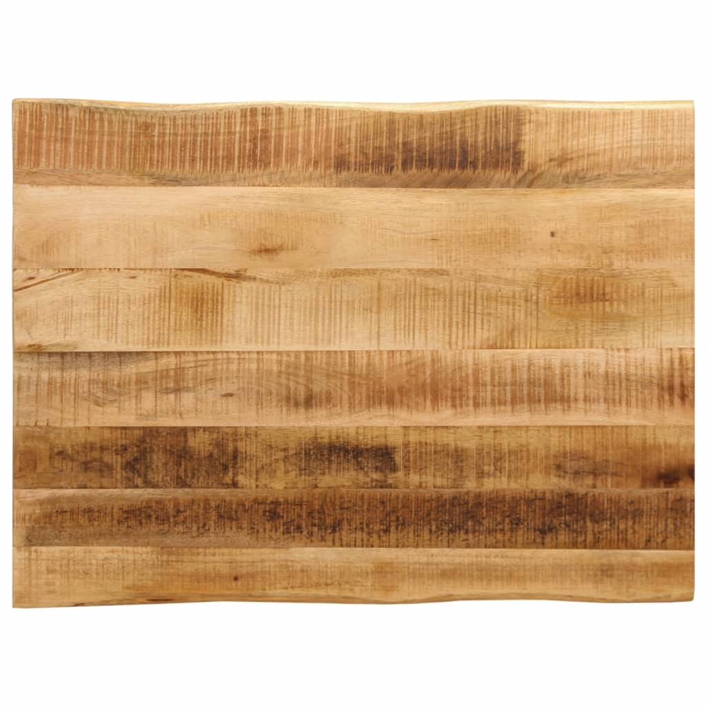 vidaXL Table Top Live Edge 90x60x3.8 cm Solid Wood Rough Mango