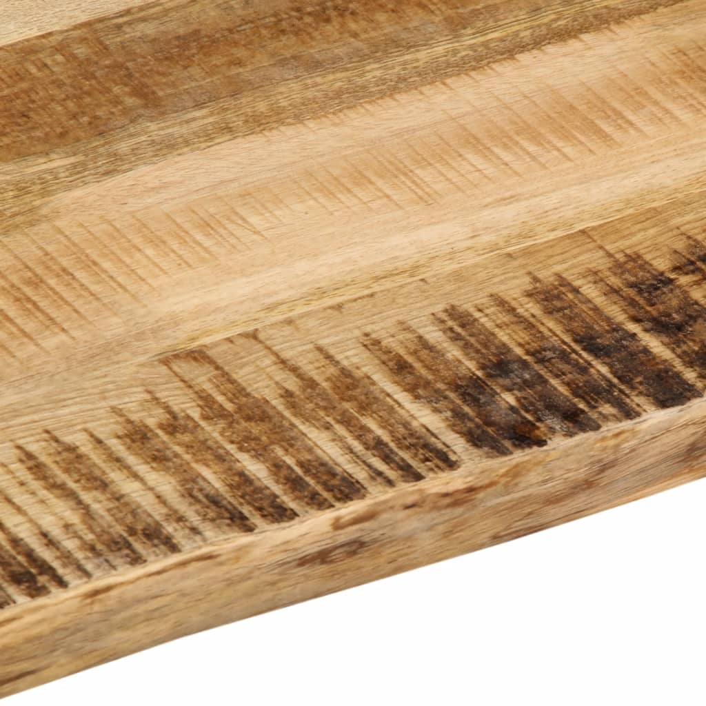 vidaXL Table Top Live Edge 90x60x3.8 cm Solid Wood Rough Mango