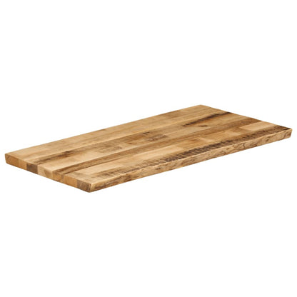 vidaXL Table Top Live Edge 110x60x3.8 cm Solid Wood Rough Mango