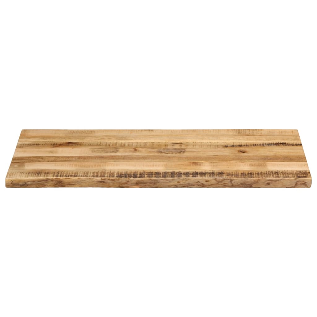 vidaXL Table Top Live Edge 110x60x3.8 cm Solid Wood Rough Mango