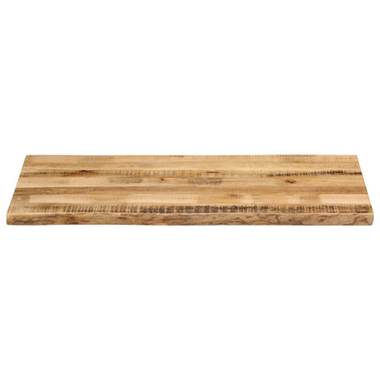 vidaXL Table Top Live Edge 110x60x3.8 cm Solid Wood Rough Mango