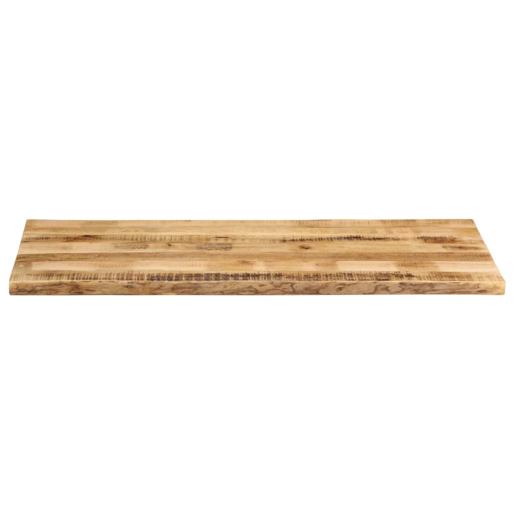 vidaXL Table Top Live Edge 140x60x3.8 cm Solid Wood Rough Mango