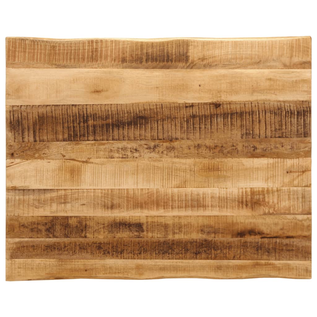 vidaXL Table Top Live Edge 110x80x3,8 cm Solid Wood Rough Mango