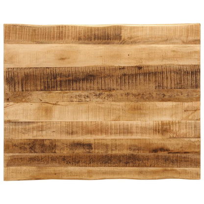 vidaXL Table Top Live Edge 110x80x3,8 cm Solid Wood Rough Mango