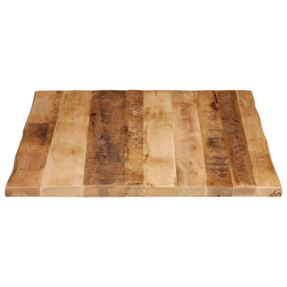 vidaXL Table Top Live Edge 110x80x3,8 cm Solid Wood Rough Mango