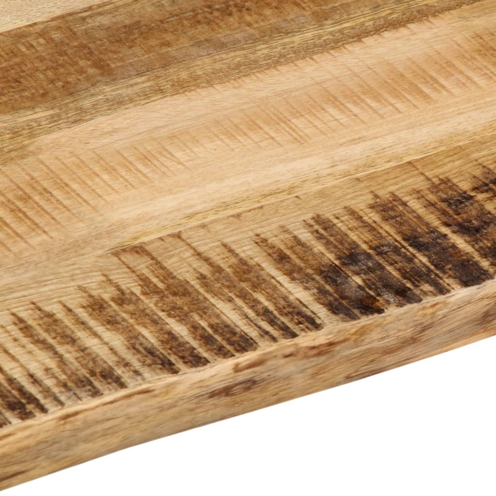 vidaXL Table Top Live Edge 110x80x3,8 cm Solid Wood Rough Mango