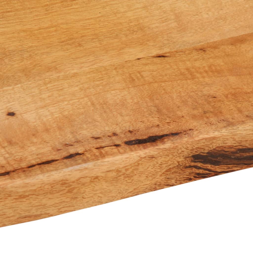 vidaXL Table Top 40x40x2.5 cm Live Edge Solid Wood Mango