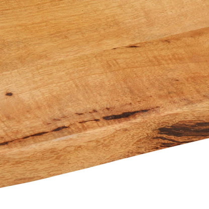 vidaXL Table Top 40x40x2.5 cm Live Edge Solid Wood Mango