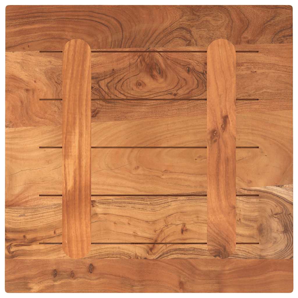 vidaXL Table Top 50x50x2.5 cm Square Solid Wood Acacia
