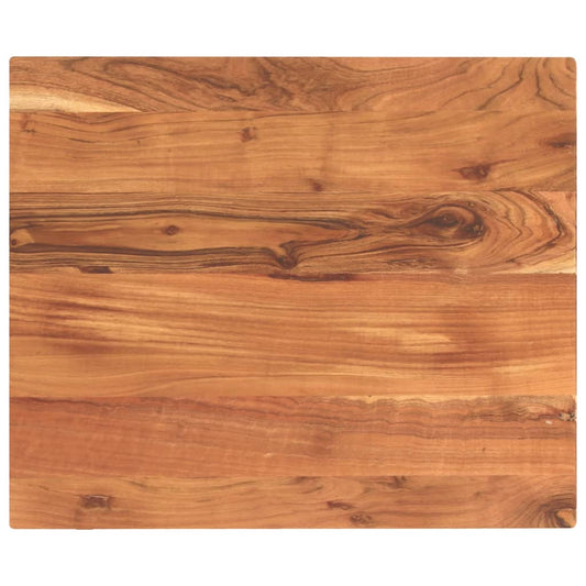 vidaXL Table Top 60x50x2.5 cm Rectangular Solid Wood Acacia