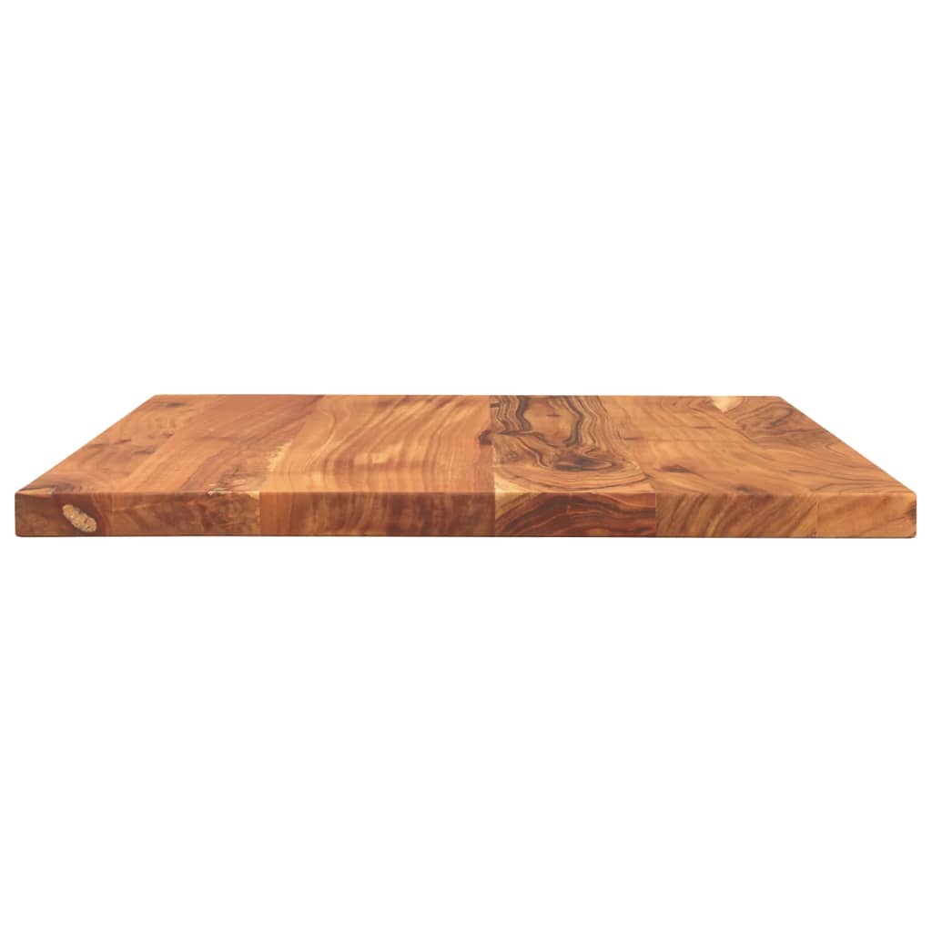 vidaXL Table Top 60x50x2.5 cm Rectangular Solid Wood Acacia