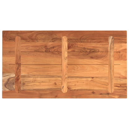 vidaXL Table Top 120x50x2.5 cm Rectangular Solid Wood Acacia