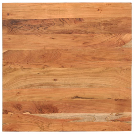 vidaXL Table Top 70x70x2,5 cm Square Solid Wood Acacia