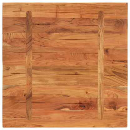 vidaXL Table Top 70x70x2.5 cm Square Solid Wood Acacia