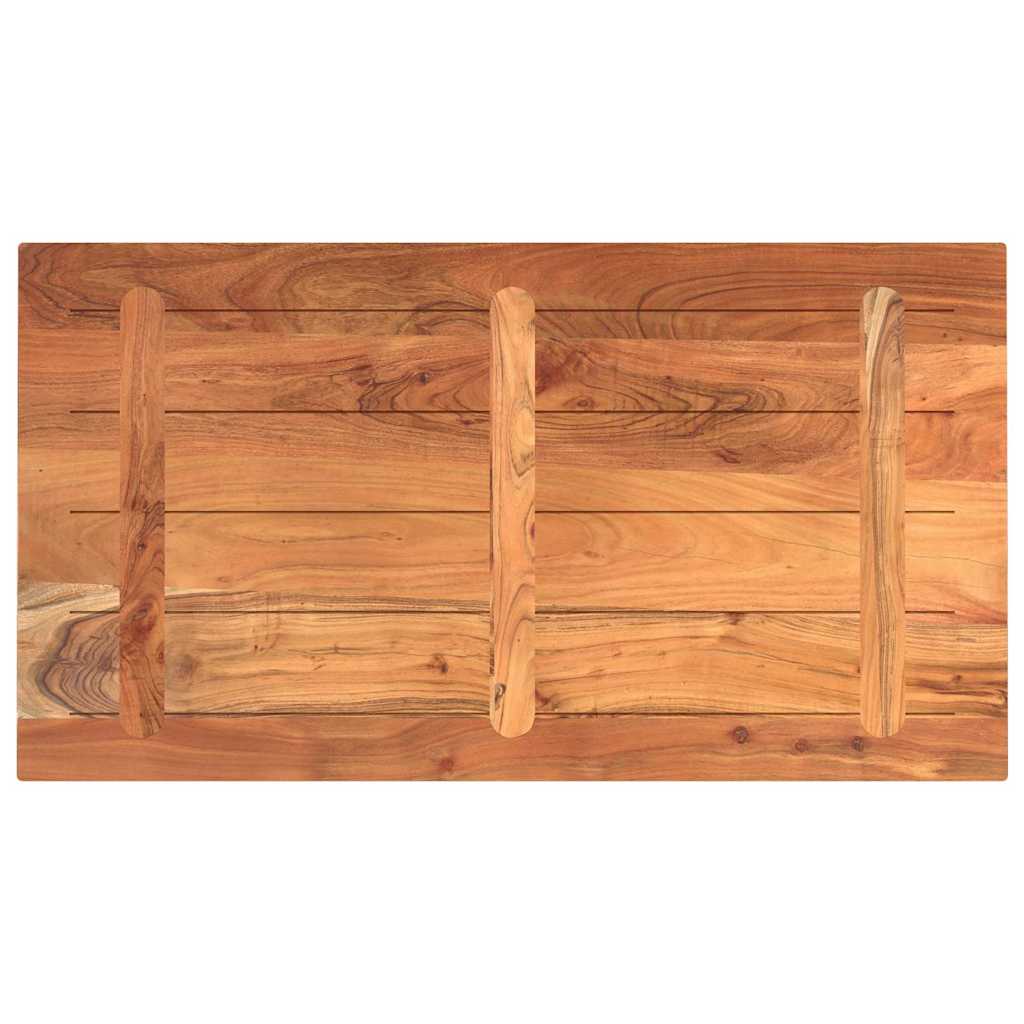 vidaXL Table Top 100x70x2.5 cm Rectangular Solid Wood Acacia